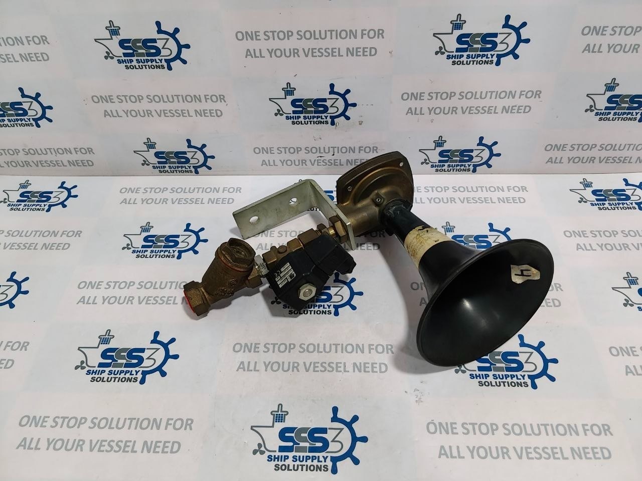Kockum Sonics Tyfon MKT 75/660 Air Horn with Solenoid Valve