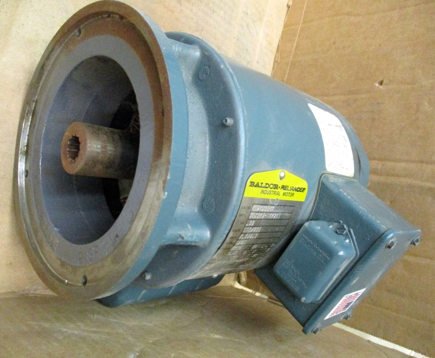 Baldor Reliance 6E76X9968 Industrial Motor 35X967-164261 .33HP 115/230V A6975WVS