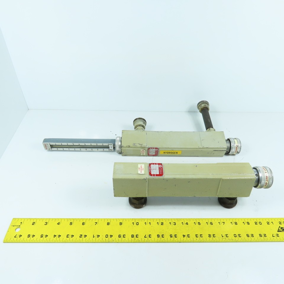 Waukee MVPX-6 Flo-Meter Gas Flow Meter PR 10PSIG 3/4″ NPT SG .0695 & 0.782 Lot/2