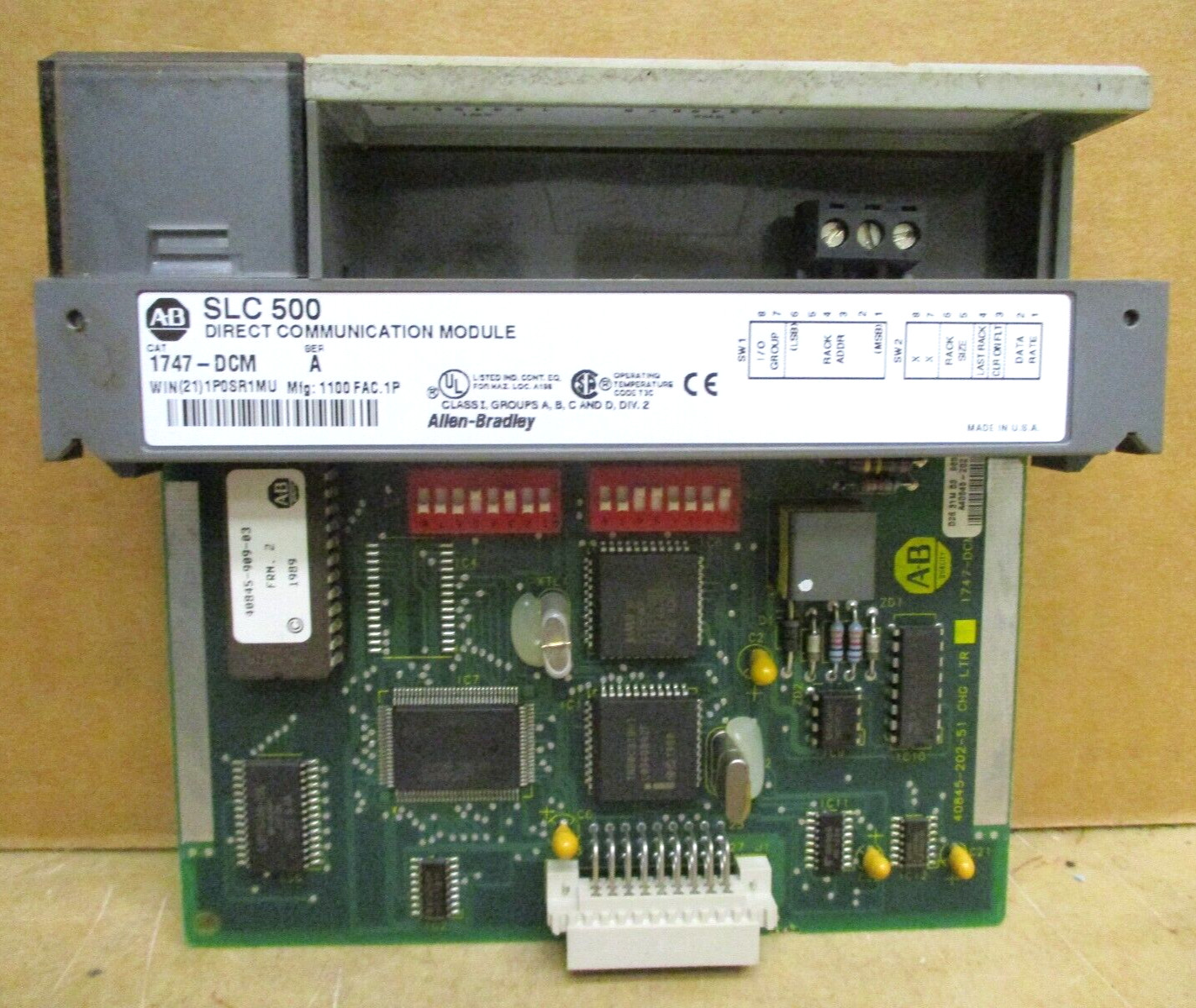 Allen-Bradley SLC 500 1746-P3 SLC 5/04 CPU 1747-L542 1747-DCM 1747-SDN 48693GN