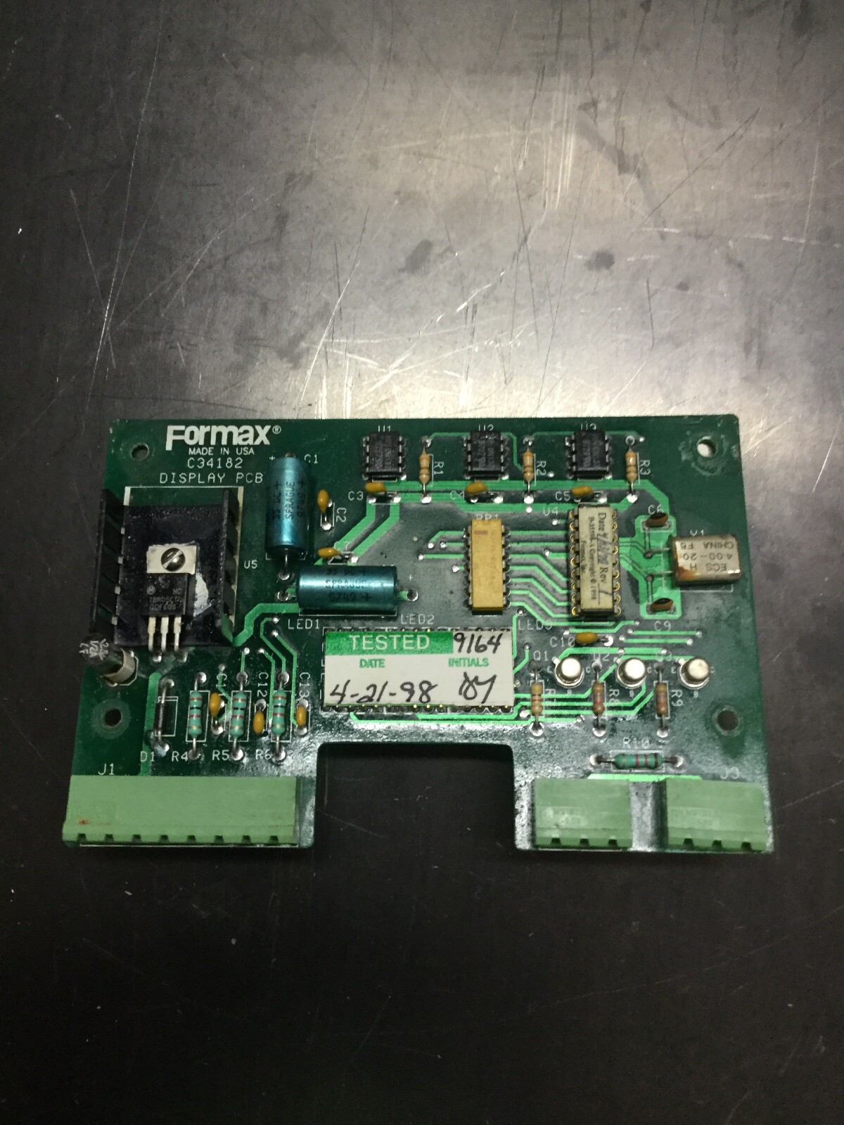 NEW, FORMAX, C34182, DISPLAY PCB, (12J-2)