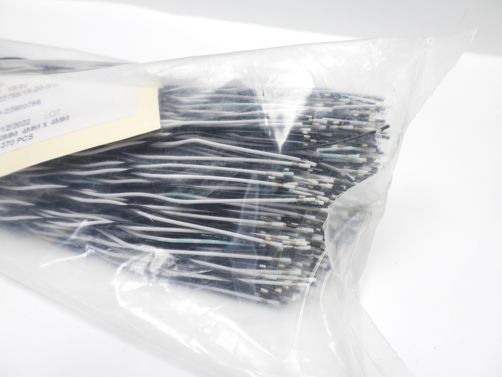 370pcs Mil-Spec Wire M22759 18-20-0/9 Wire 20 AWG 19/32, 2-Conductor Black/White