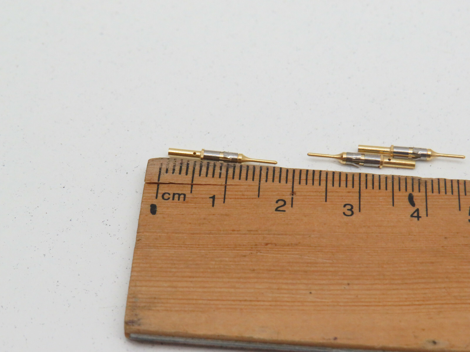 (20-Pack) Contact Pin Socket with Sprin, Male, 1mm, Gold Plated