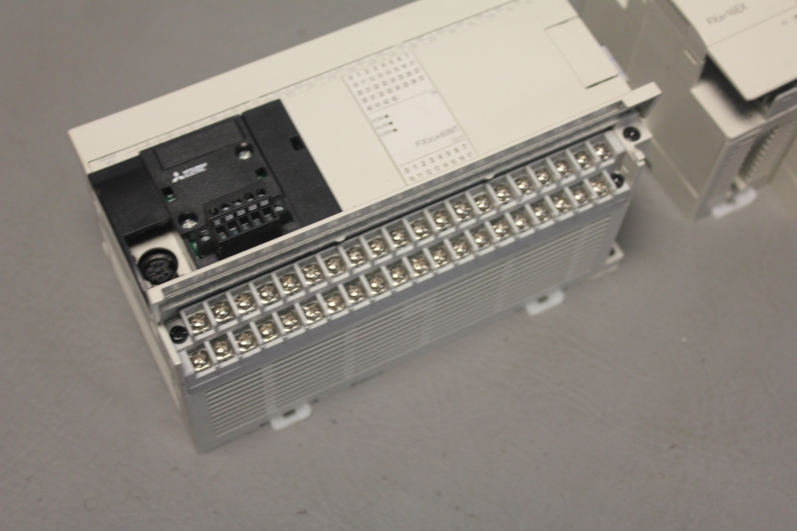 MITSUBISHI PLC SYSTEM WITH 3 MODULES FX3GA-60MT-CM & FX2N-16EX & FX2N-16EYT