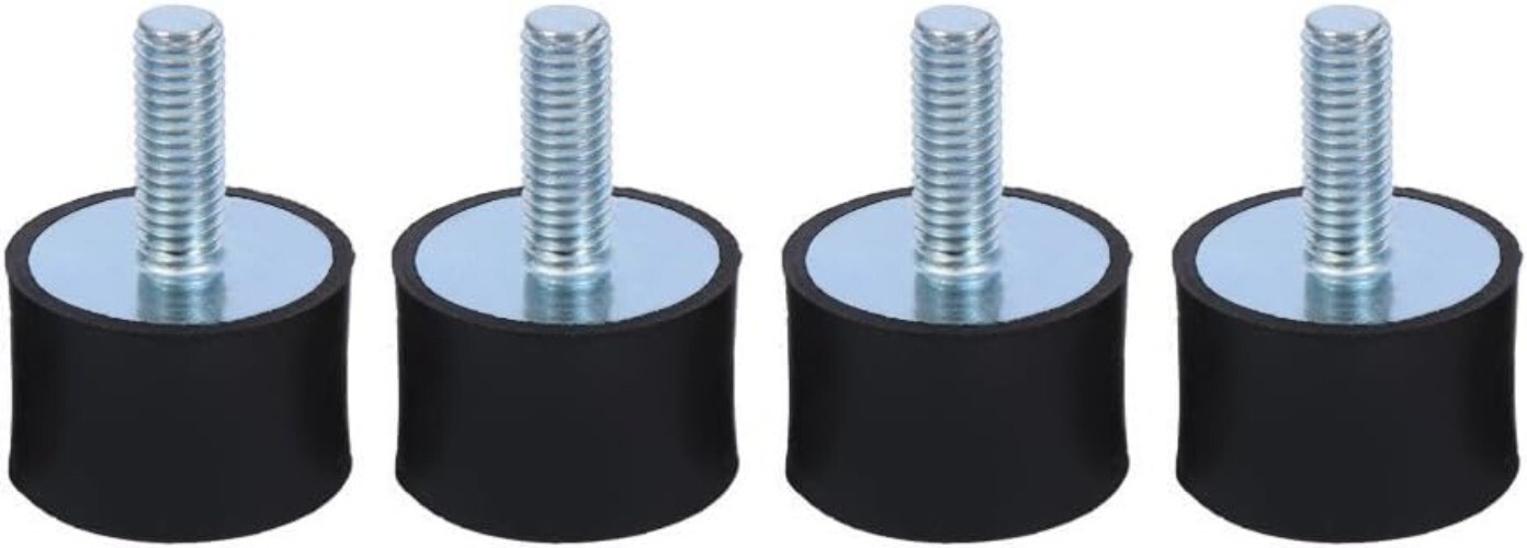 Durable M6 Rubber and Metal Mounts – Shock Absorbers for Vehicles & Machinery