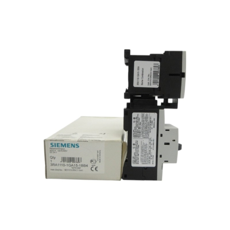SIEMENS 3RA1110-1GA15-1BB4 24VDC 6.3A NSMP