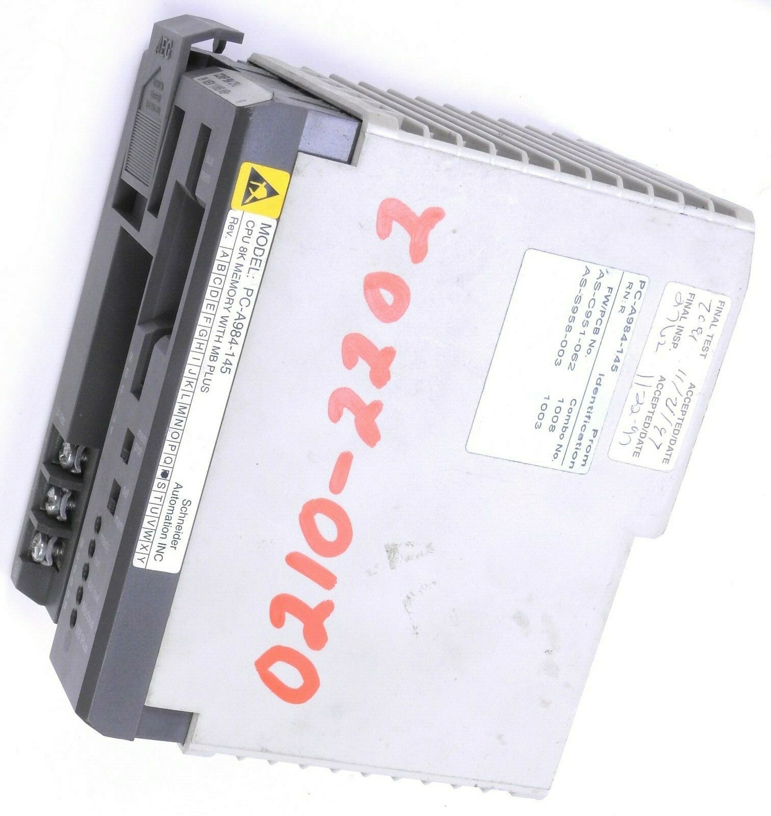AEG Schneider Modicon PC-A984-145 Processor Module CPU 8K 24V