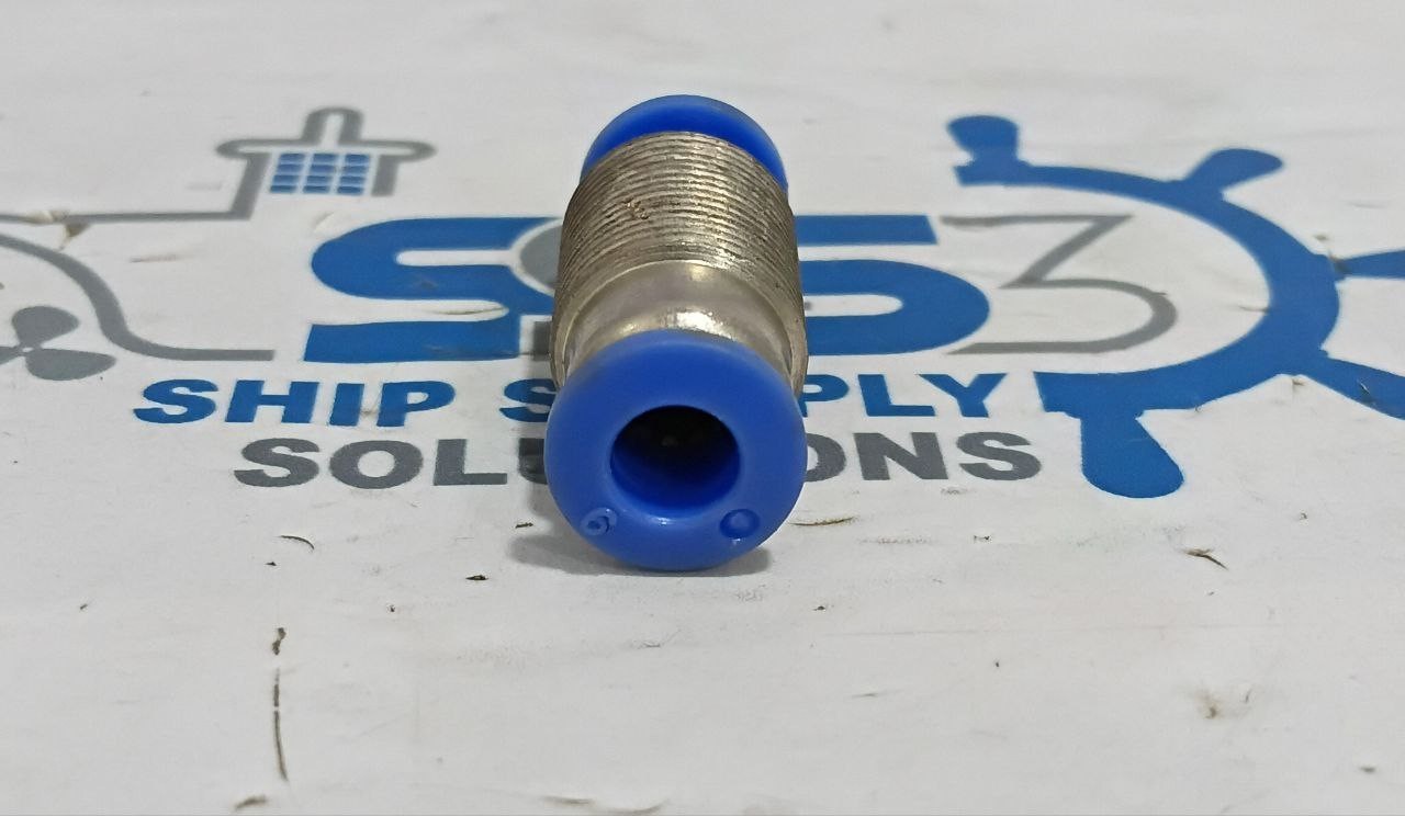 6mm Pneumatic Push In Bulkhead Union Straight Connector (Lot of 5Pcs)