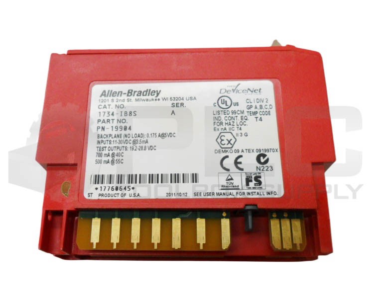 ALLEN BRADLEY 1734-IB8S /A SAFETY SINK INPUT 11-30VDC
