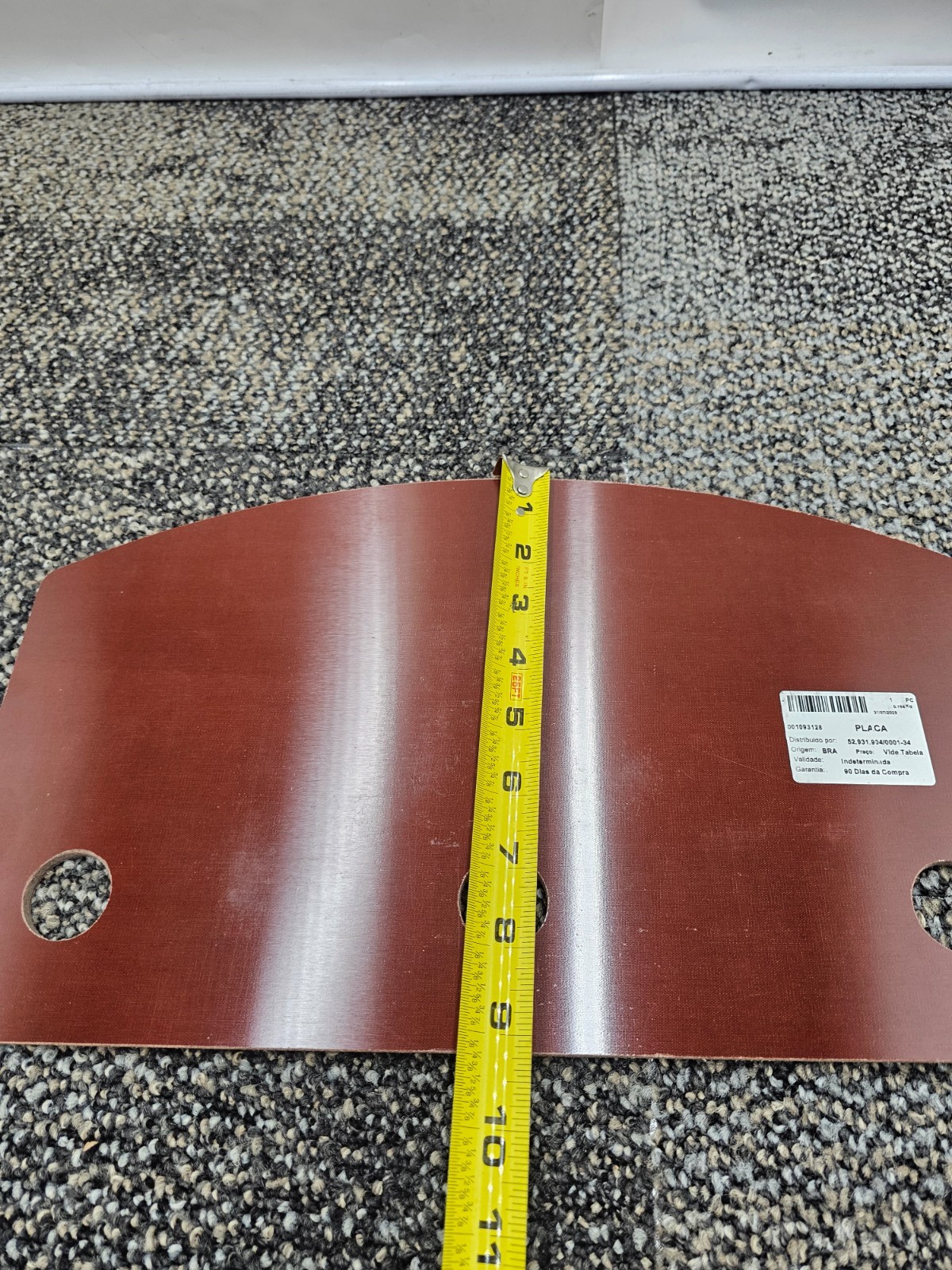 (QTY 2) 52.931.904/0001-34 Replacement Wear Plate 15-1/2″ x 9-1/4″, 001093128