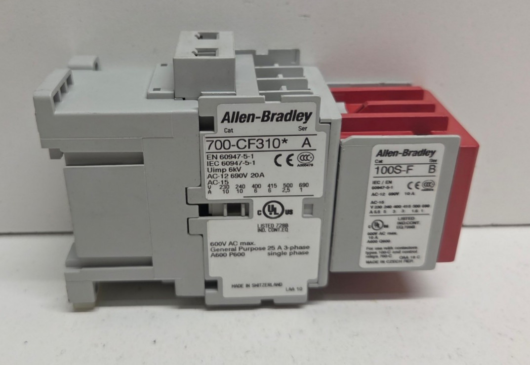 NEW NO BOX! ALLEN-BRADLEY 6NO 2NC 480V COIL SAFETY CONTROL RELAY 700S-CF620BC