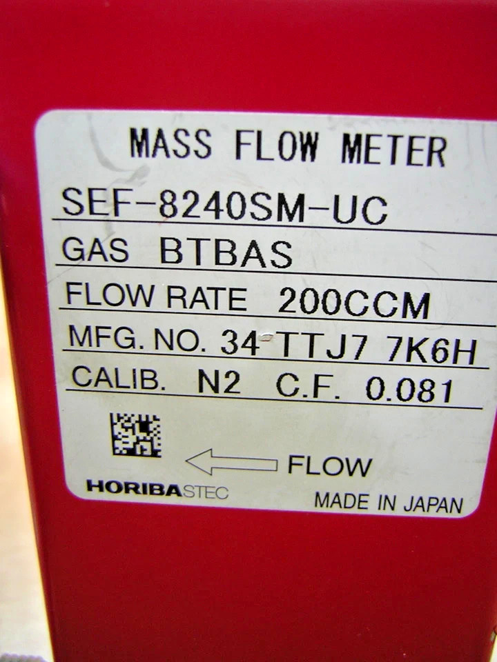 ✅ HORIBA STEC sef-8240 MASS FLOW METER SEF-8240SM-UC 200ccm
