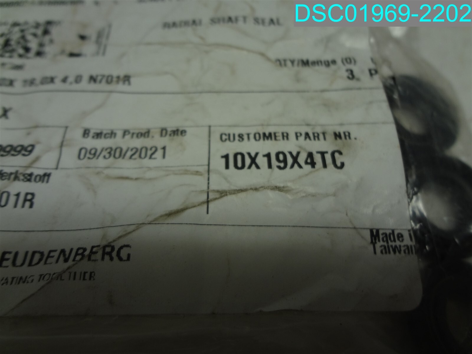 QTY=3: FREUDENBERG CR Radial Shaft Seal