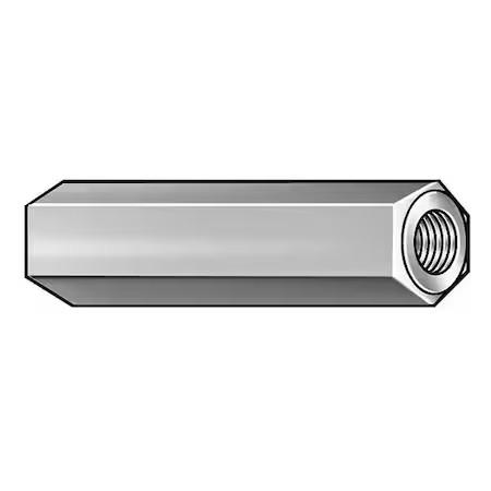 Hex Standoff, #6-32 Thrd Sz, 5/8 In L, 5/8 In Thrd L 18-8 Stainless Steel