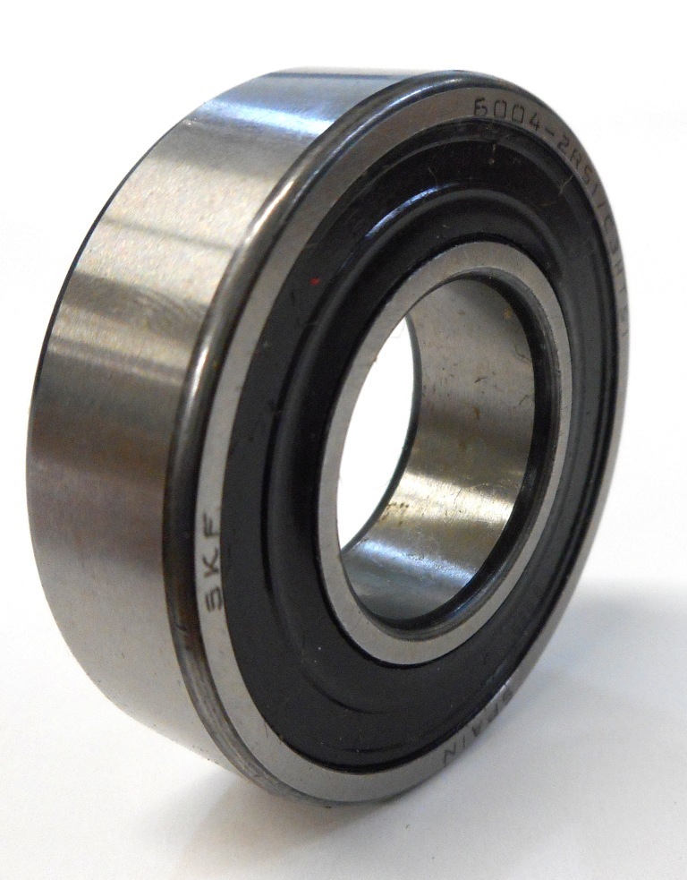 SKF, DEEP GROOVE BALL BEARING, 6004-2RS1/C3, 20 X 42 X 12 MM, C0, DOUBLE SEAL