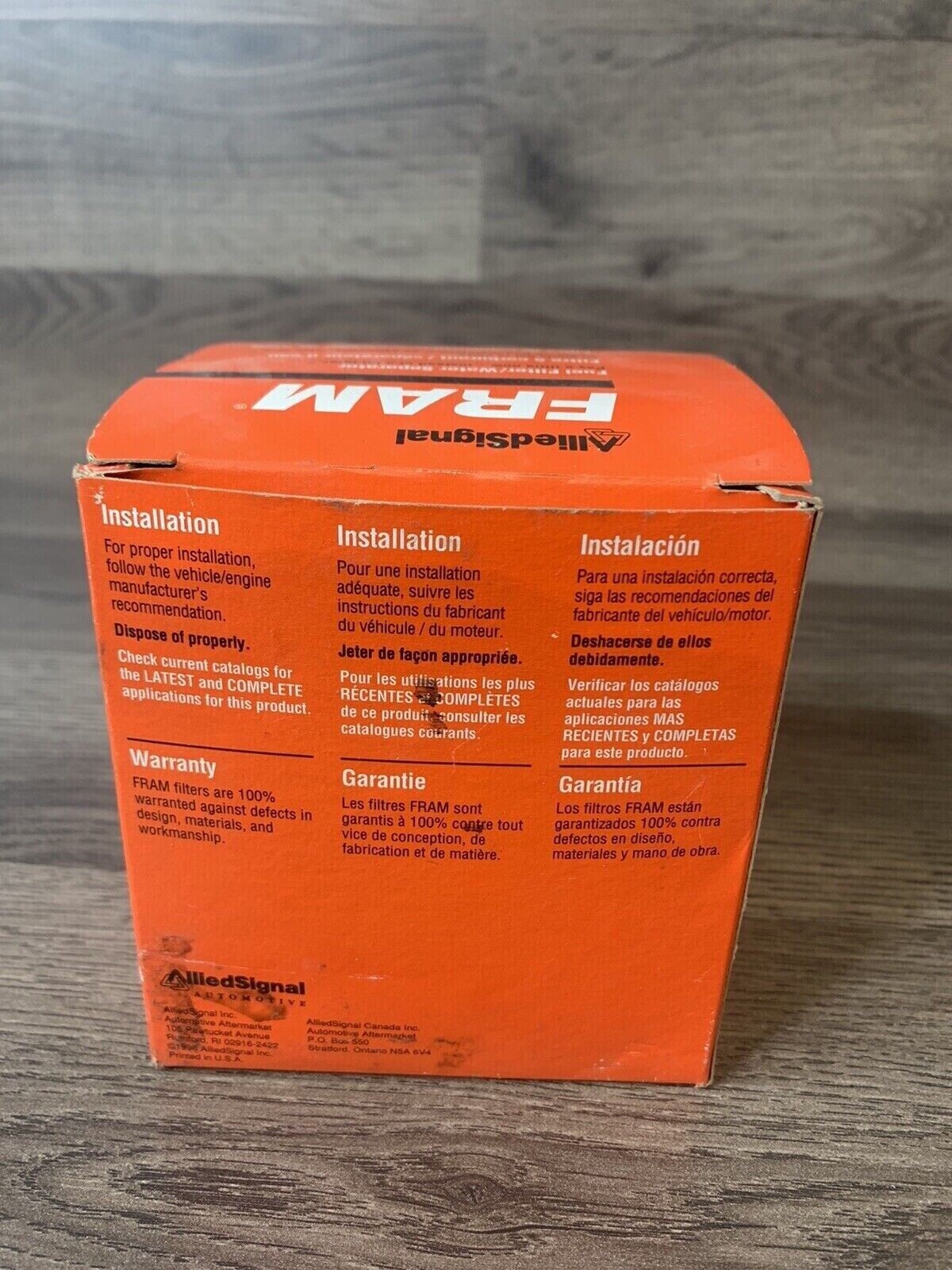 Fram Fuel Filter/Water Separator CS7715