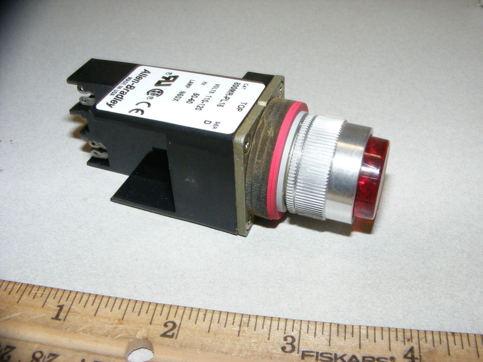 Allen Bradley 800MR-PL16R Pilot Light Red 800MR-PL16 NOS (zz1)