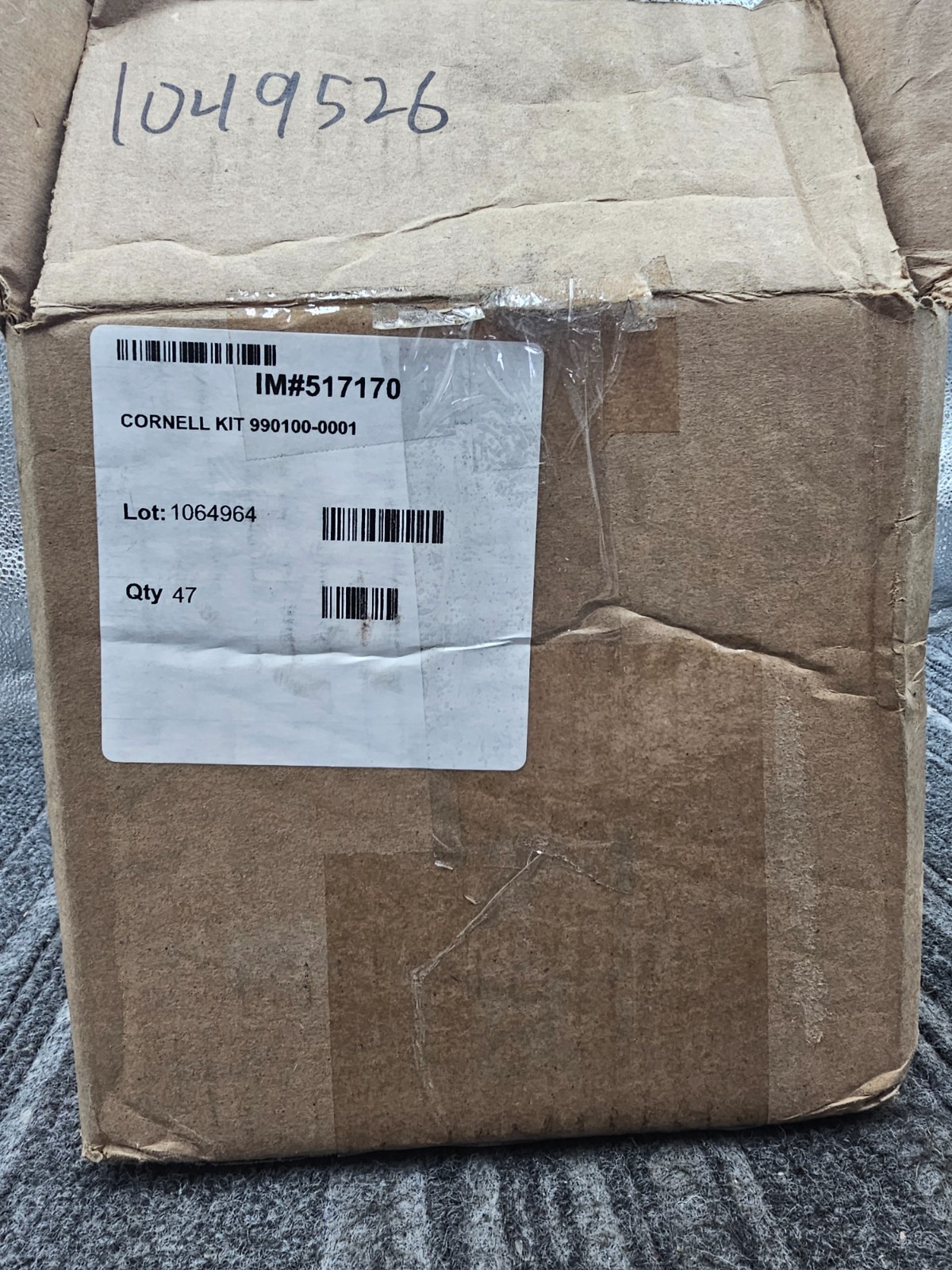 (QTY 47) 990100-0001 Cornell Hardware Assembly IM#517170 1049256 Silver