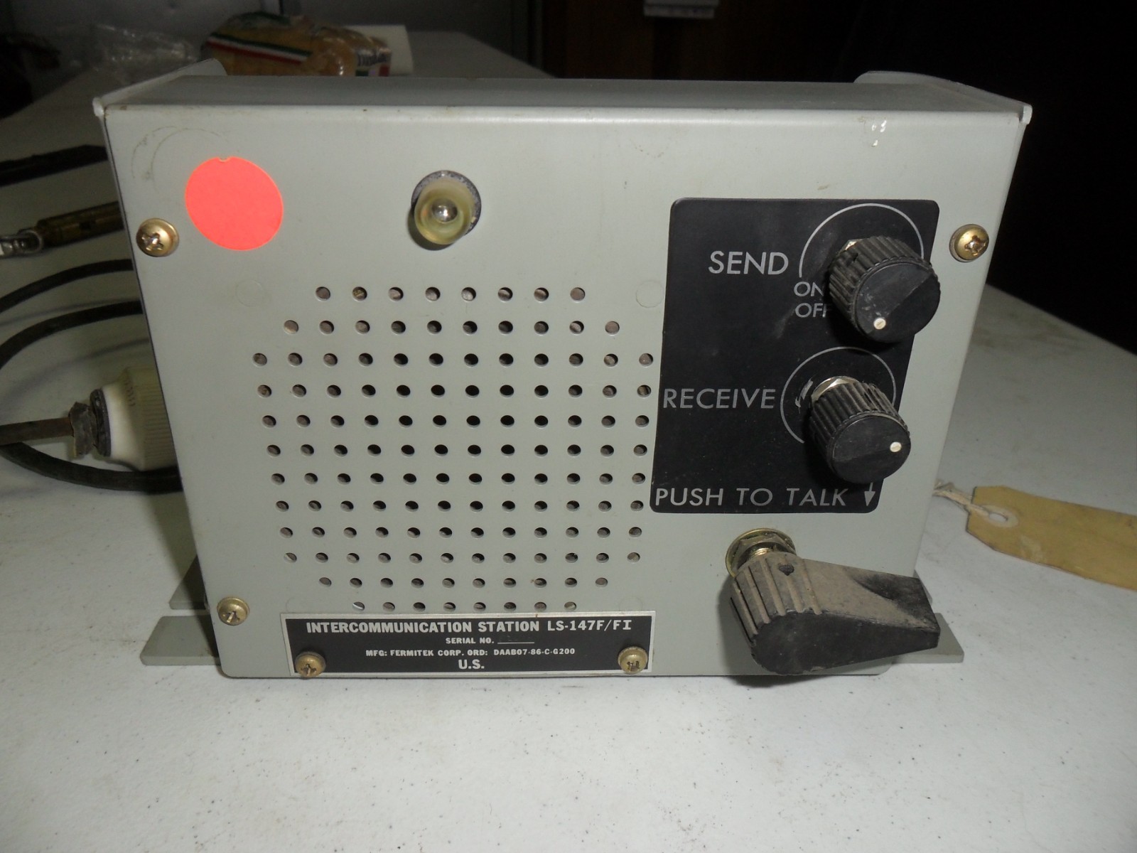 Vintage LS-147F/FI INTERCOMUMICATON STATION m35a2 m998 m37 m151 m38 m923 m818 m
