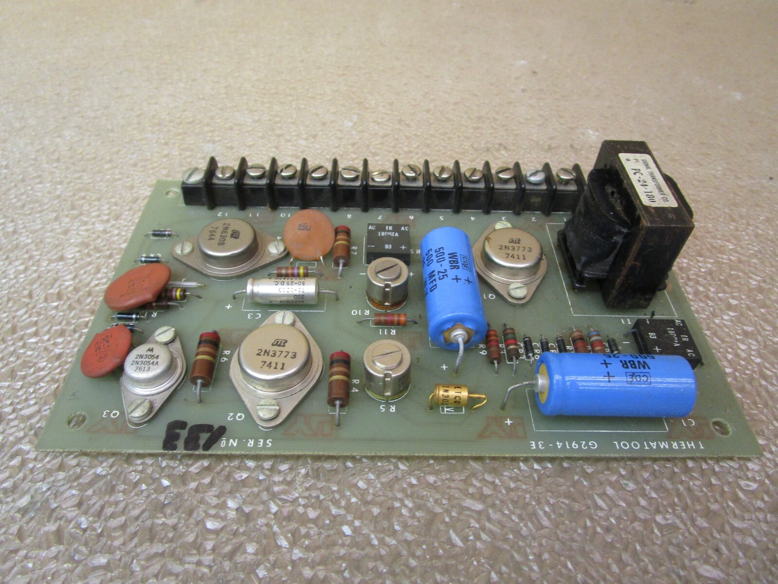 Thermatool G2914-3E Circuit Board Ser. No. 133 51821HM