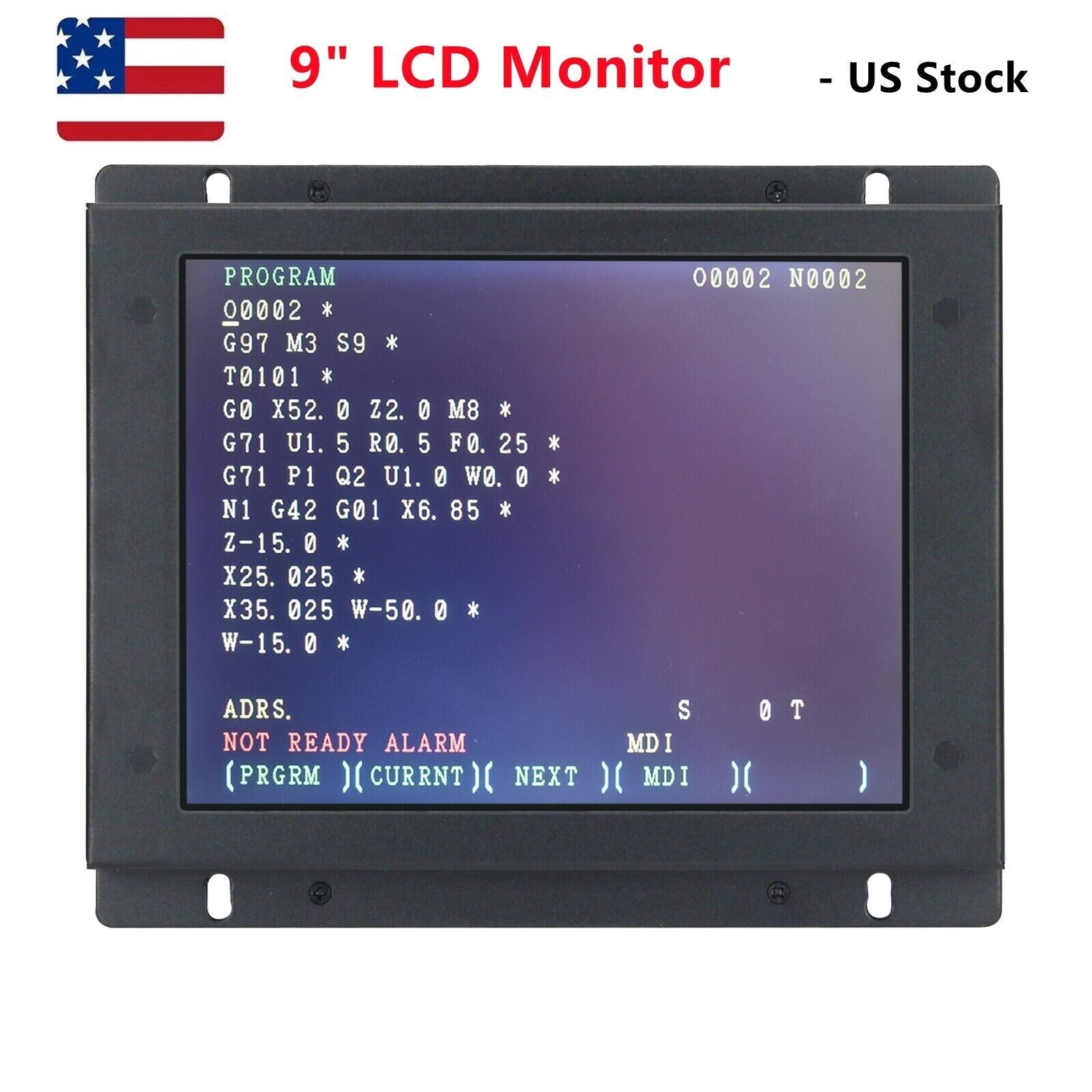 A61L-0001-0093 D9MM-11A 9 Inch LCD Monitor Replacement for FANUC CNC System US