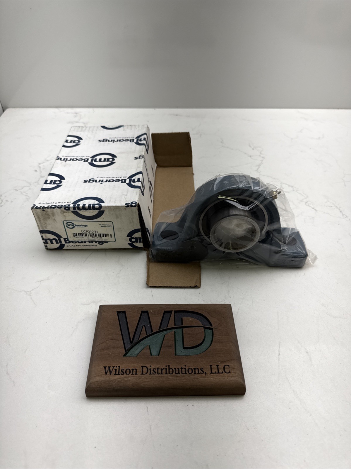 AMI UCP210-31 Pillow Block Ball Bearing Unit – 2-Bolt Base, FIXED
