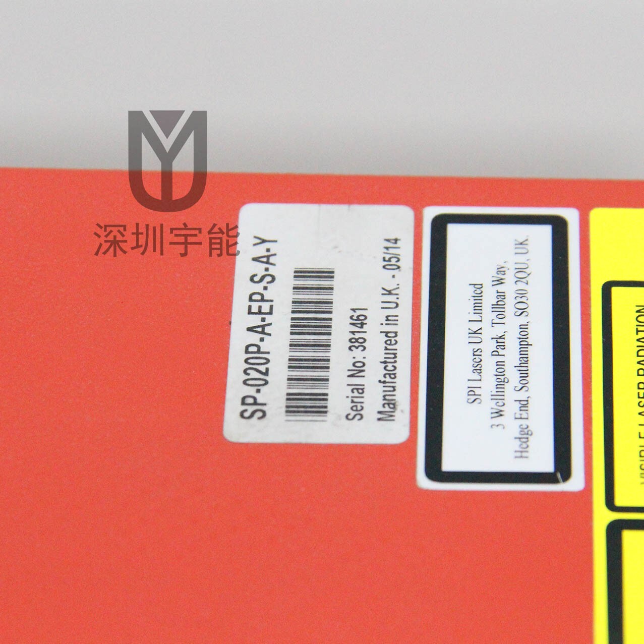 Used SPI fiber laser SP-020P-A-EP-S-A-Y 1064nm tested ok power＞ 19W