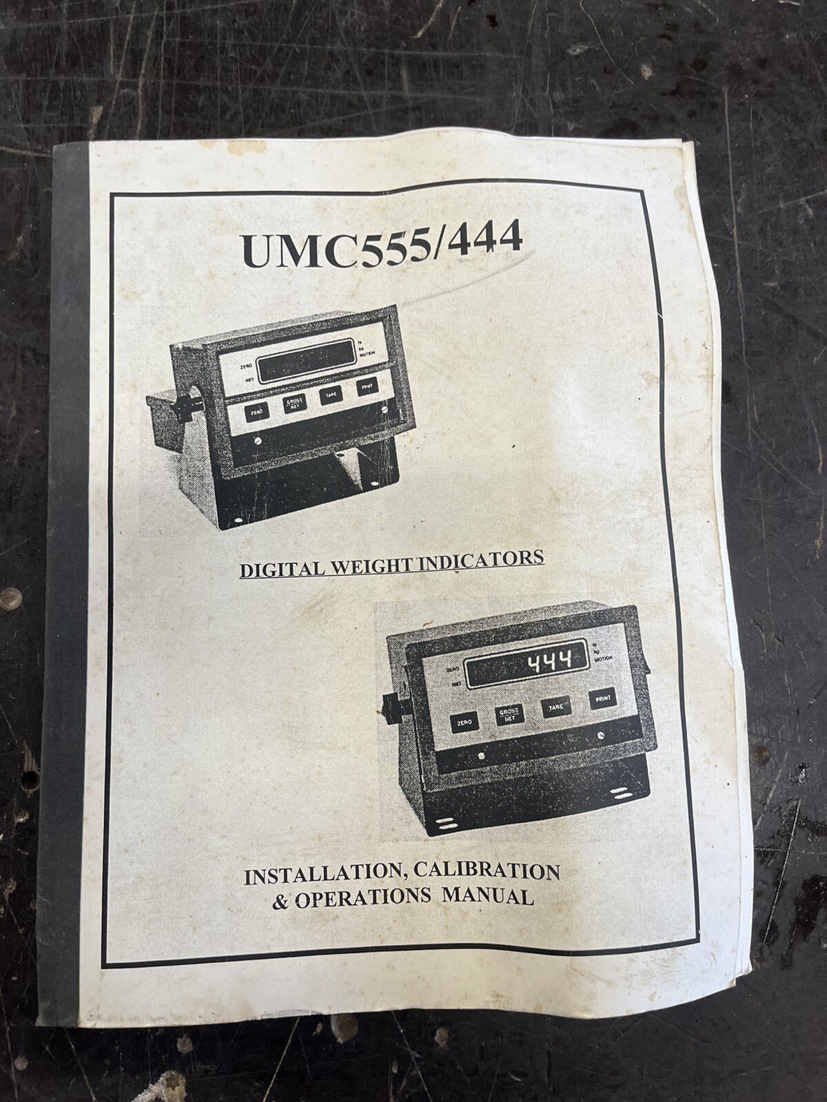 Eaton UMC555-27 Weight Indicator Display Control Scale Controller AS IS 