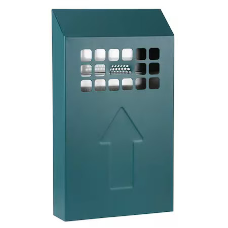 No Butts Bin Co Nbb03 Cigarette Receptacle, Green, 0.5 Gal