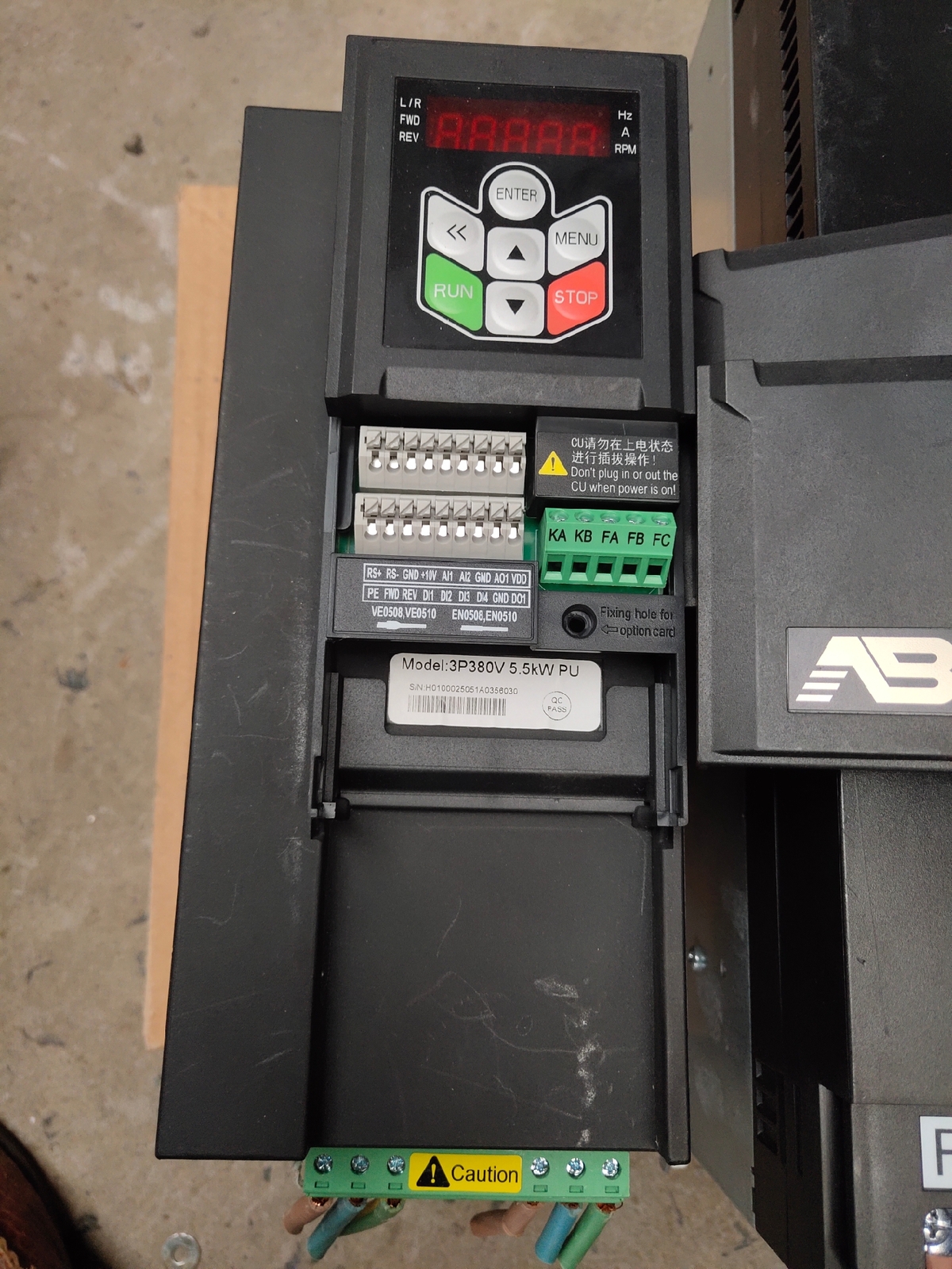 1P ABC AD800 11 kw 380v Accept counteroffer