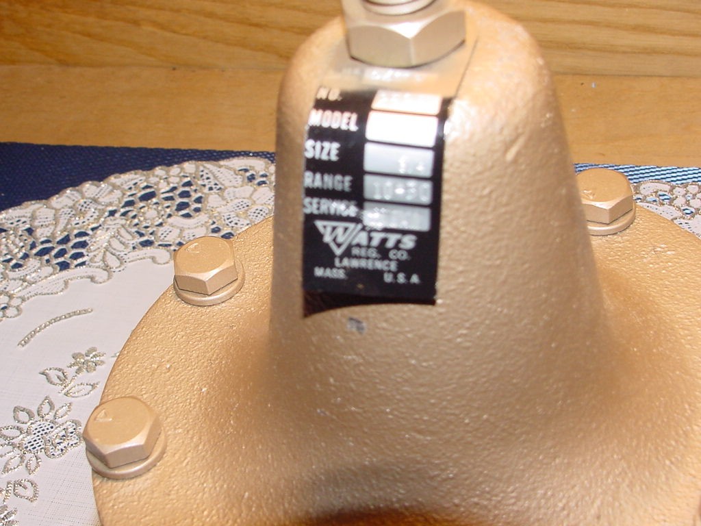 Watts 252A Bronze Pressure Regulator, 3/4 FNPT, Range 10-30Psig, Steam, 146M1