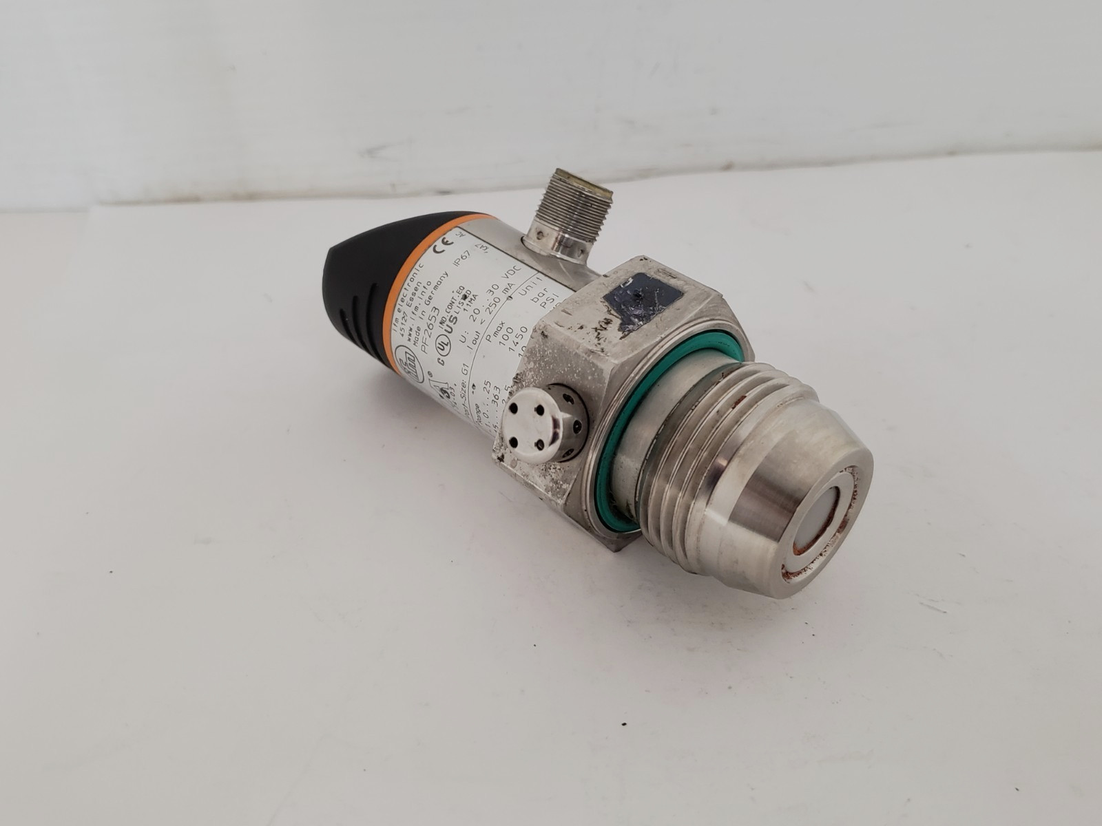 IFM ELECTRONIC PF2653 PRESSURE SWITCH -1-25 BAR -15-363 PSI 20-30 VDC PNP/NPN