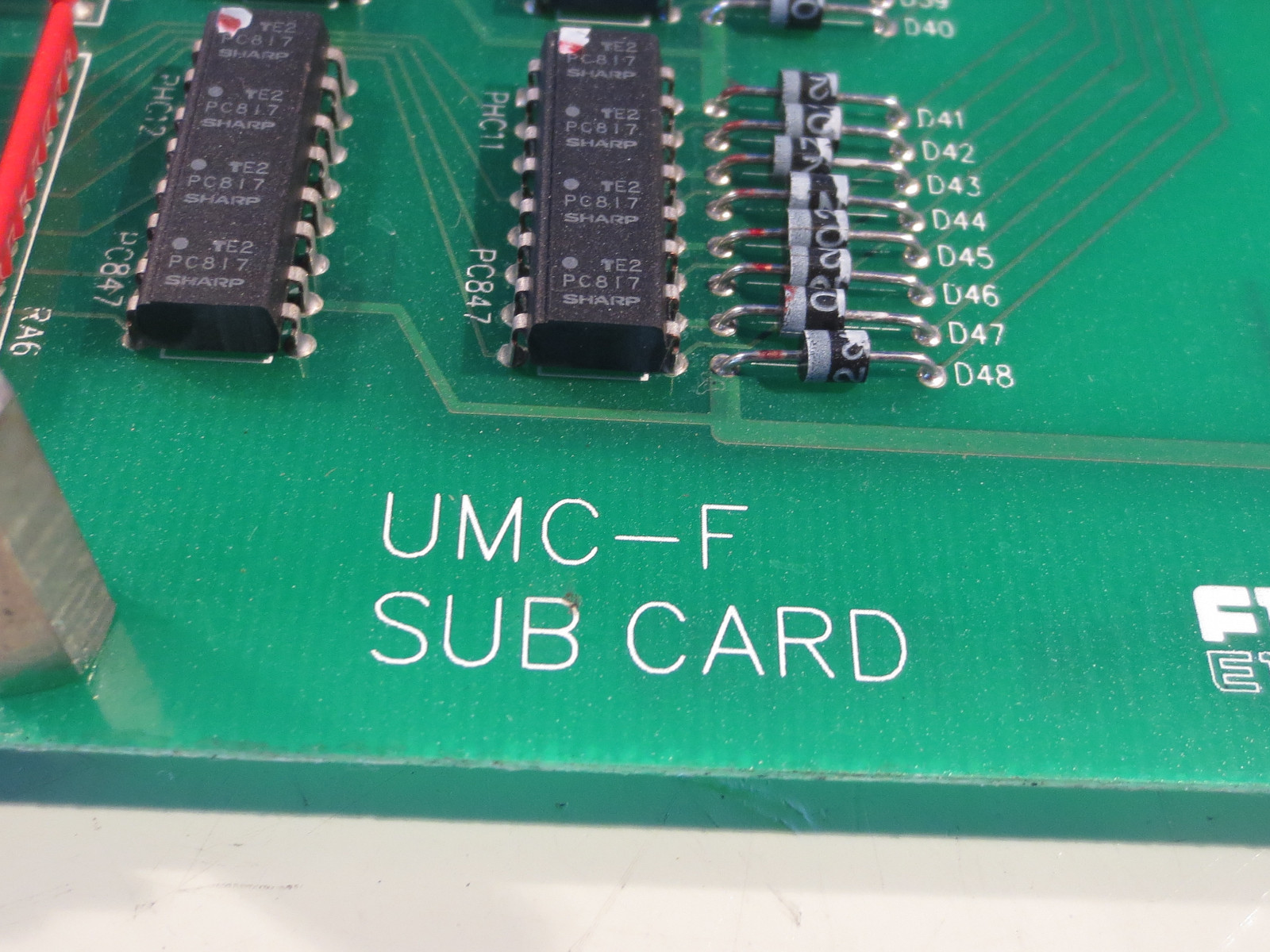 FUJI CNC CARD F930 78 77 (3) UMC-F SUB CARD