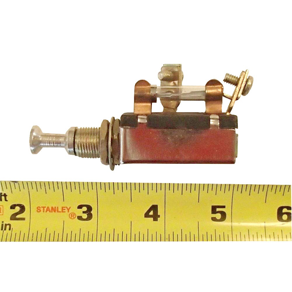 6Volt Light Switch 3/8″ x 24 Pitch Fits Ford NH Tractors NAA Jubilee 8N