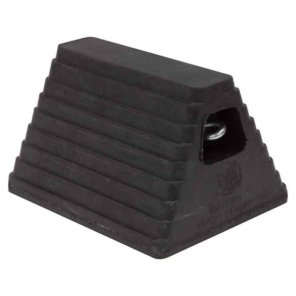 Buyers Products WC6810L Rubber Wheel Chock: 8″ Overall Length
