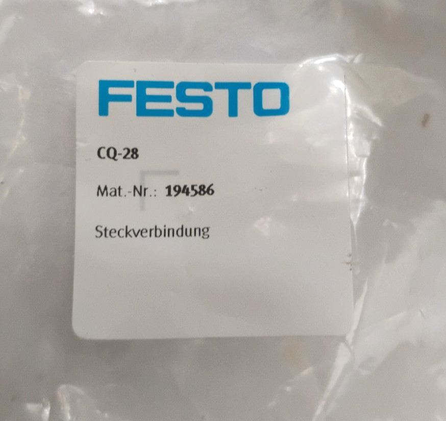 FESTO CQ-28 STRAIGHT CONNECTOR