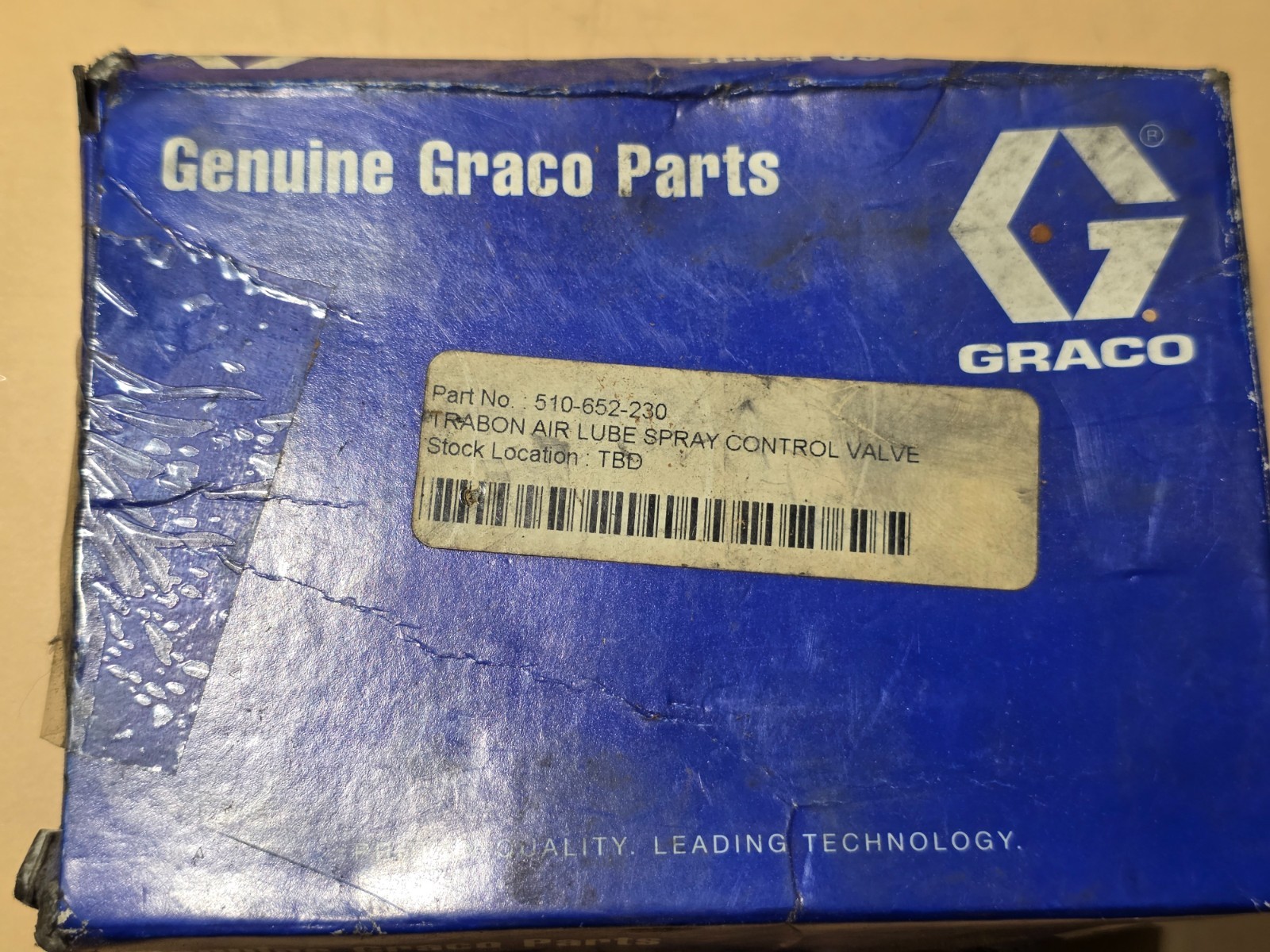 Graco Trabon 563276, 510-652-230 Air Lube Spray Control Valve
