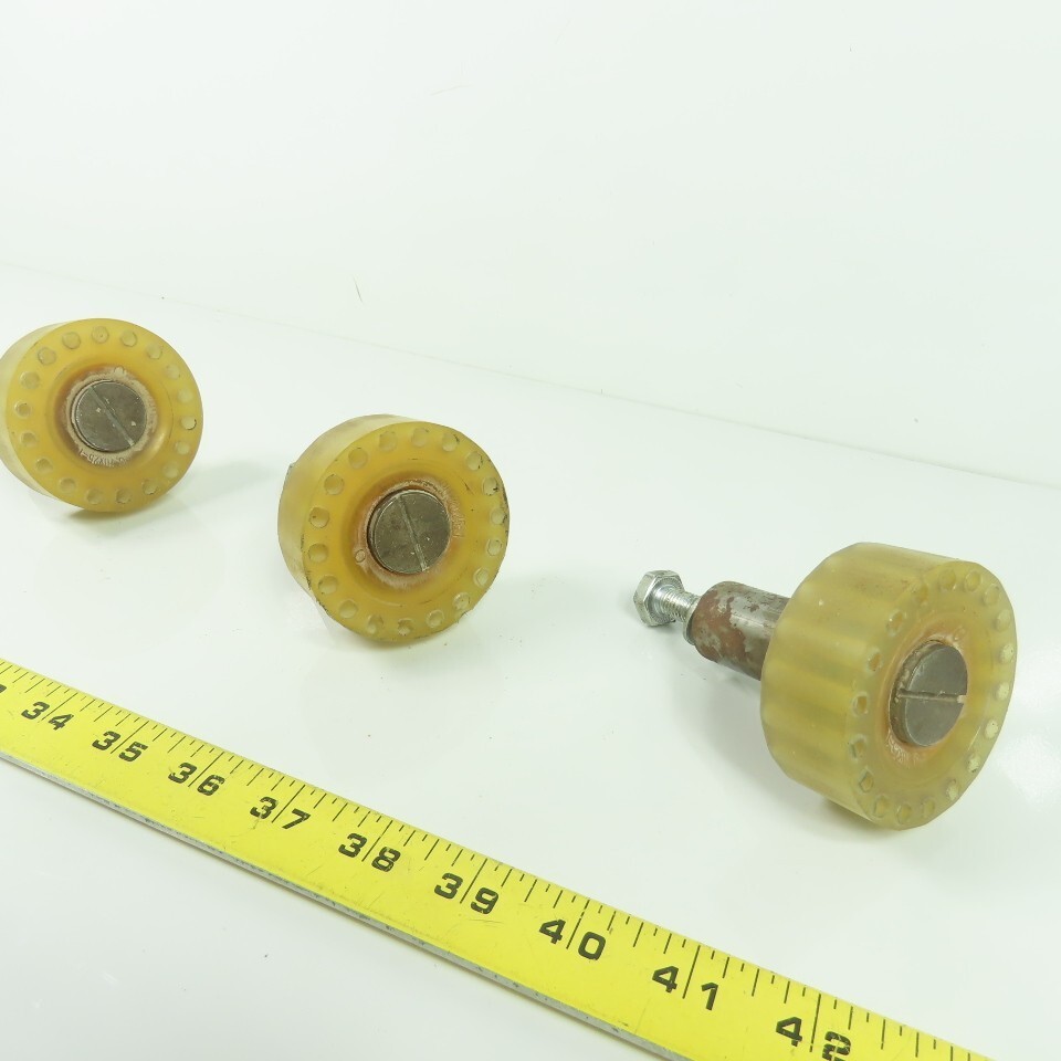 PU 70X25X1 67mm OD X 25mm W Tire Polyurethane Rubber Bearing Lot Of 3