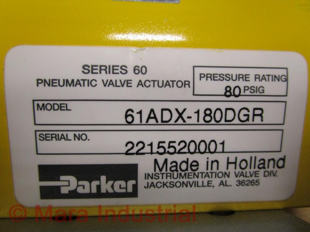 Parker 4FB6XJVSS61ADXC3 Valve 4F-B6XJ-V-SS-61ADX-C3