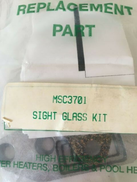 Lochinvar MSC3701 Sight Glass Kit NIP Free Shipping