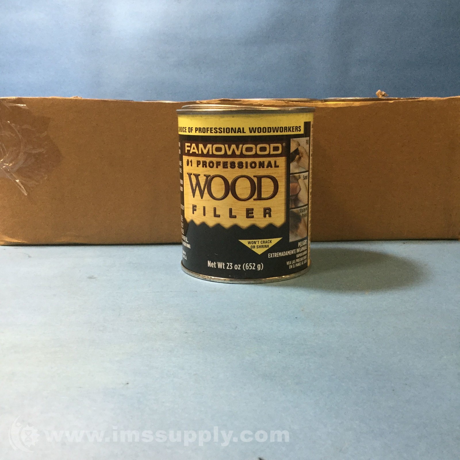 Eclectic Products Box of 12 Famowood Mahogany Wood Filler, 23oz 9108