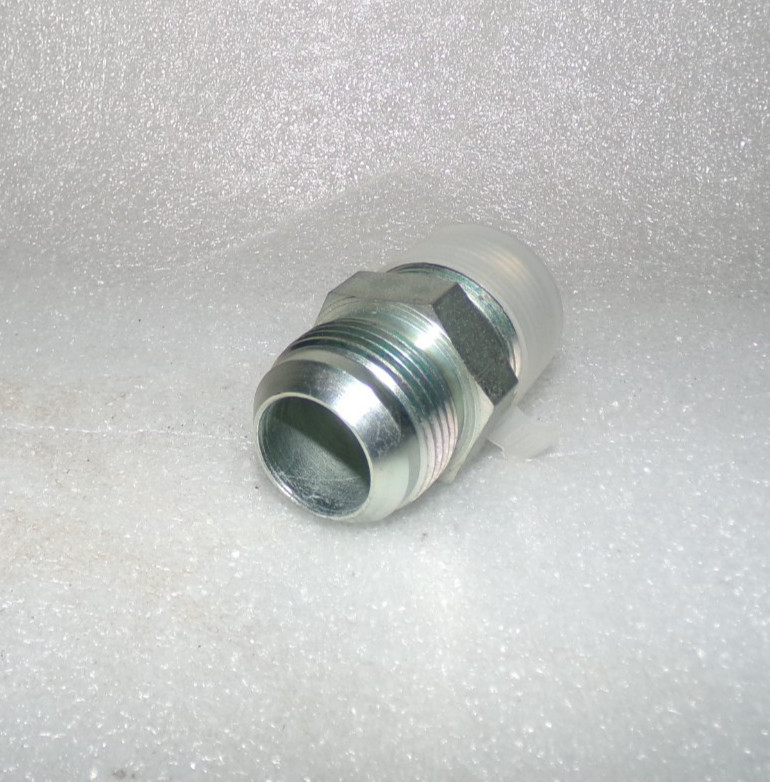 JIC Stainless Steel Pipe Fitting 1″ Male NPT Straight Flare Adapter NEW