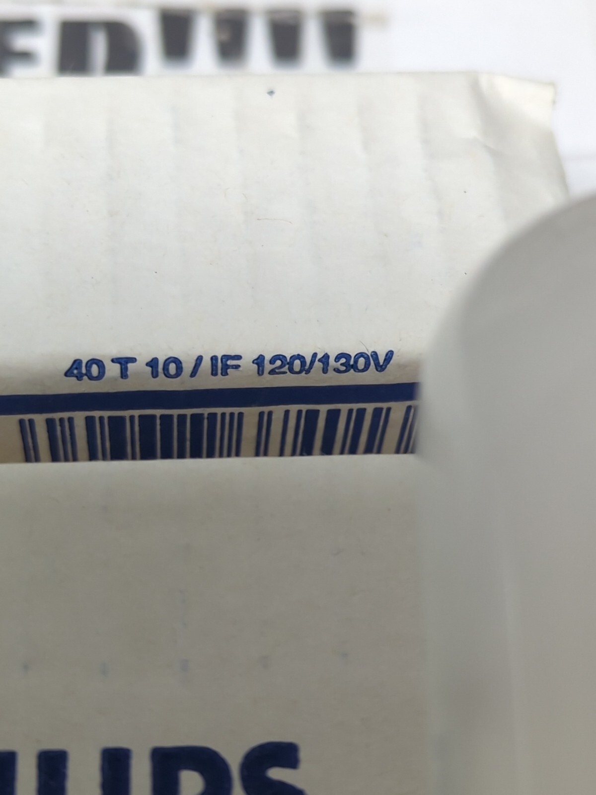 PHILLIPS,40 T 10/IF,TUBULAR LAMP 120/130V LOT OF 3 NOS