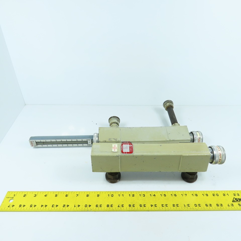 Waukee MVPX-6 Flo-Meter Gas Flow Meter PR 10PSIG 3/4″ NPT SG .0695 & 0.782 Lot/2