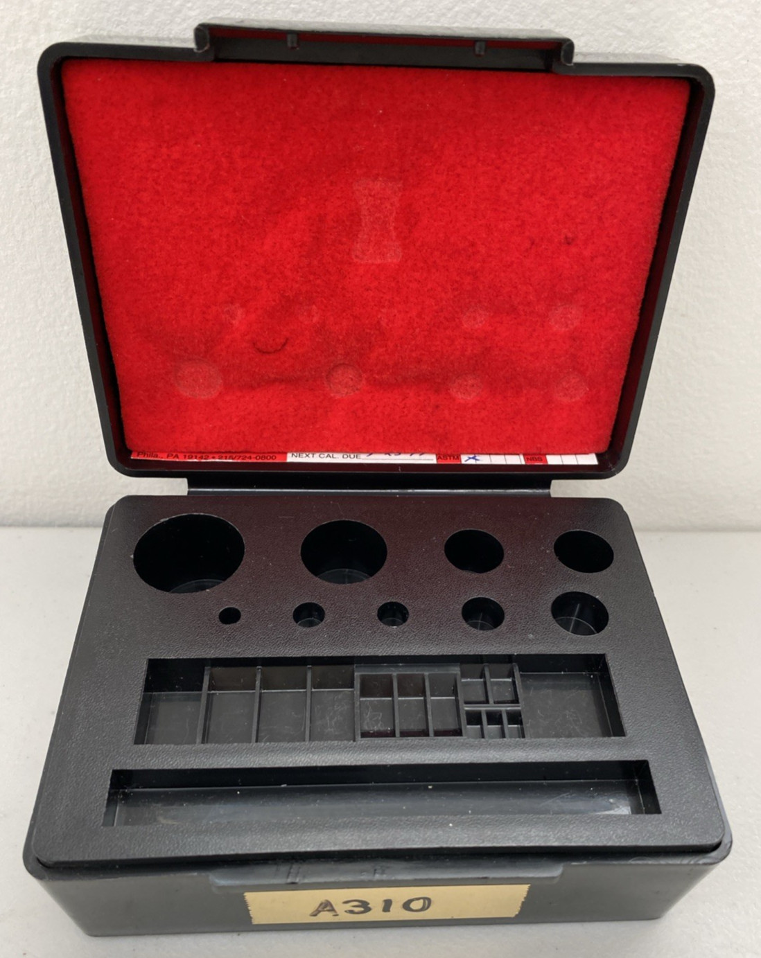 Rice Lake Weighing Systems Test Weight Set 5g 10g 20g 50g 100g Class 1 3M