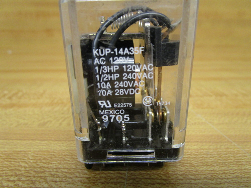 Potter & Brumfield KUP-14A35F-120 Peelle Relay 076245 Chipped