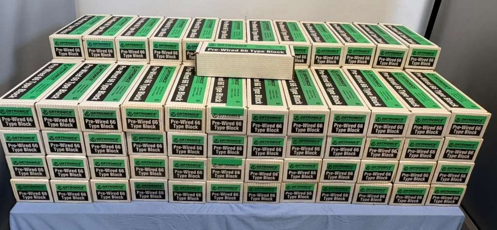 *LOT OF 109* *NEW* Ortronics Pre-Wired 66 Type Block Part OR-8050M157B