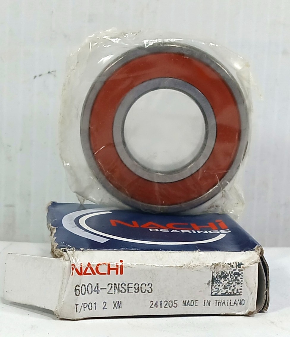 1 NEW NACHI 6004-2NSE9C3 RADIAL DEEP GROOVE BALL BEARING NIB ***MAKE OFFER***