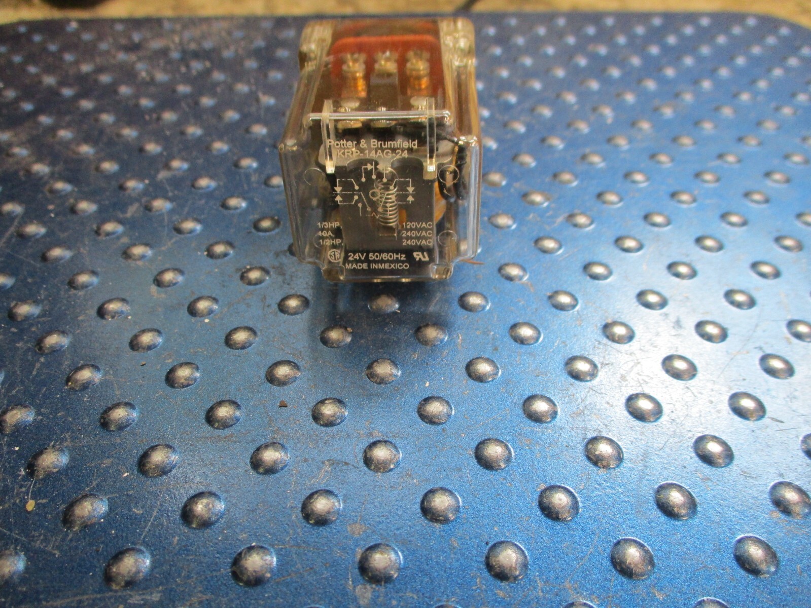 NEW POTTER & BRUMFIELD RELAY 8-PIN 24V 50/60HZ KRP-14AG-24
