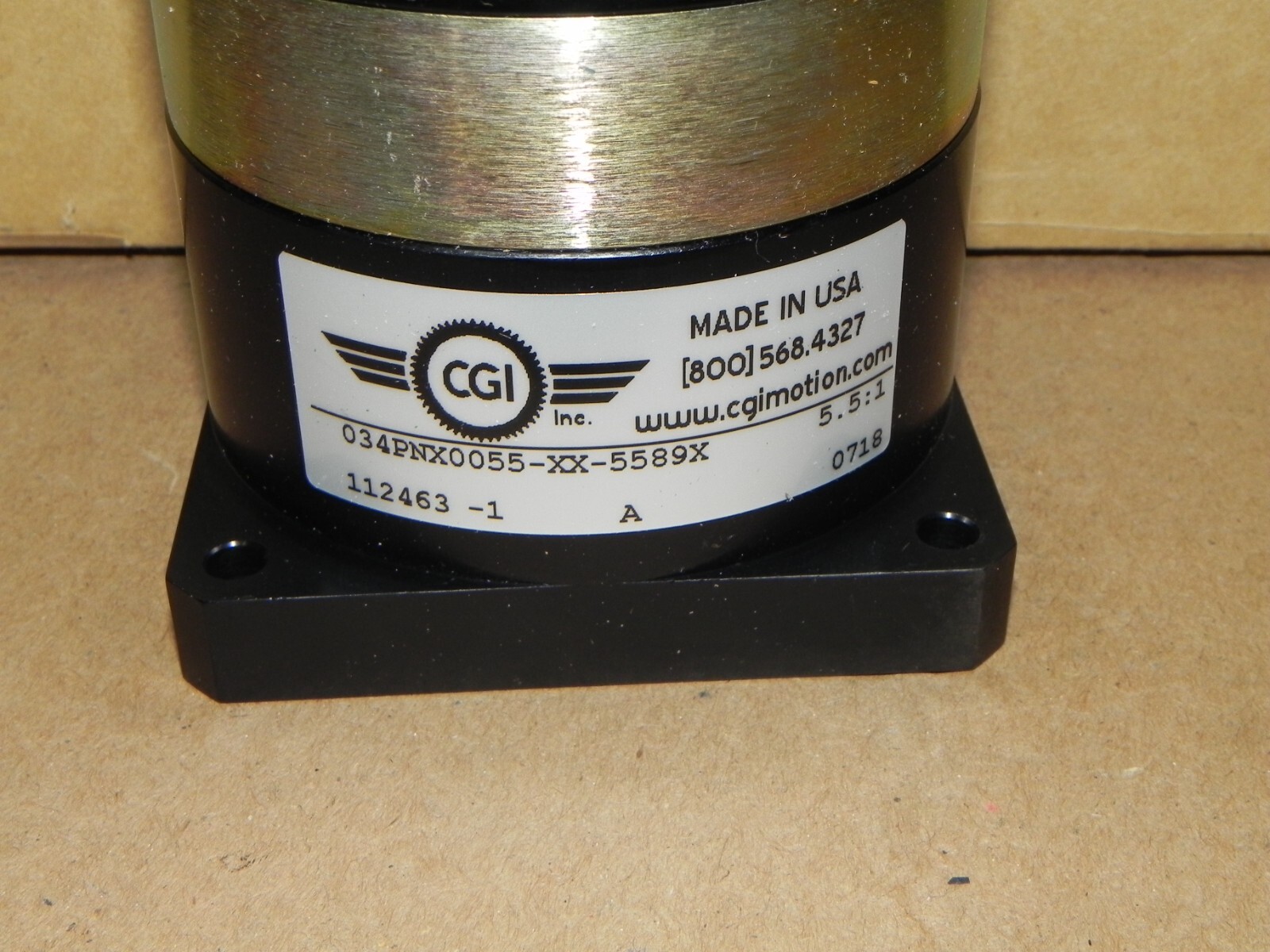 New CGI 034PNX0055-XX-5589X Gearhead